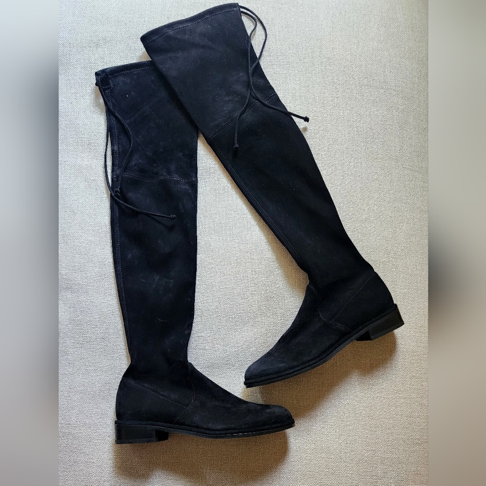 Stuart Weitzman Over-the-Knee Suede Boots
